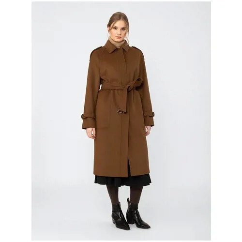 Пальто реглан Pompa, размер 50/170, коричневый