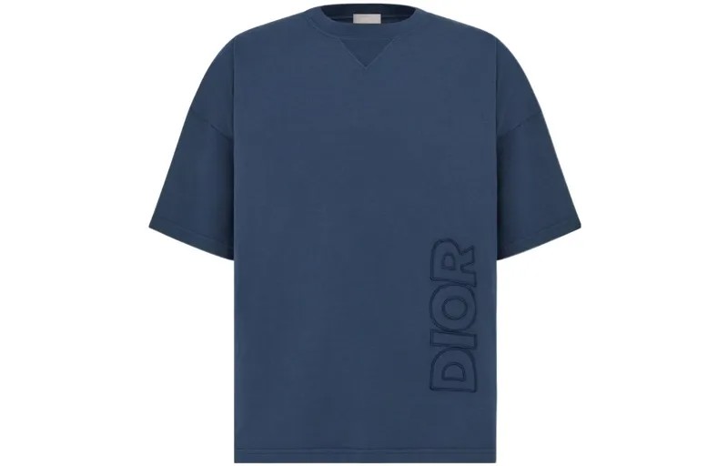 Пляжная футболка PARLEY мужская синяя Dior, синий
