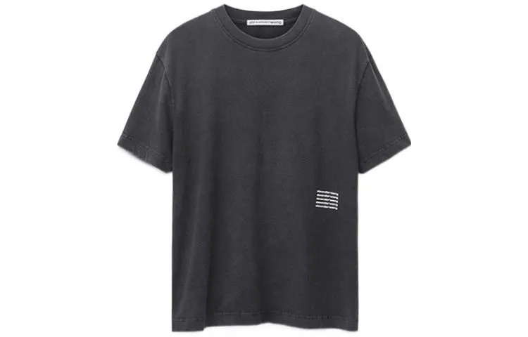 Футболка унисекс черная Alexander Wang, черный