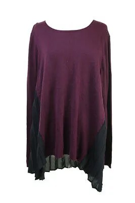 Kenneth Cole New York Новый бордовый свитер Kendall с длинными рукавами XL 138 $