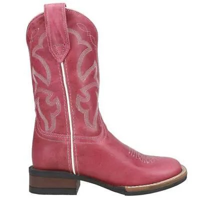 Розовые повседневные ботинки Roper Monterey Square Toe Cowboy для девочек 09-018-0911-30