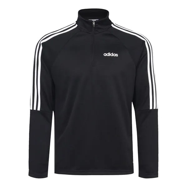 Толстовка adidas Casual Up-collarSports Sweater Men Black, черный