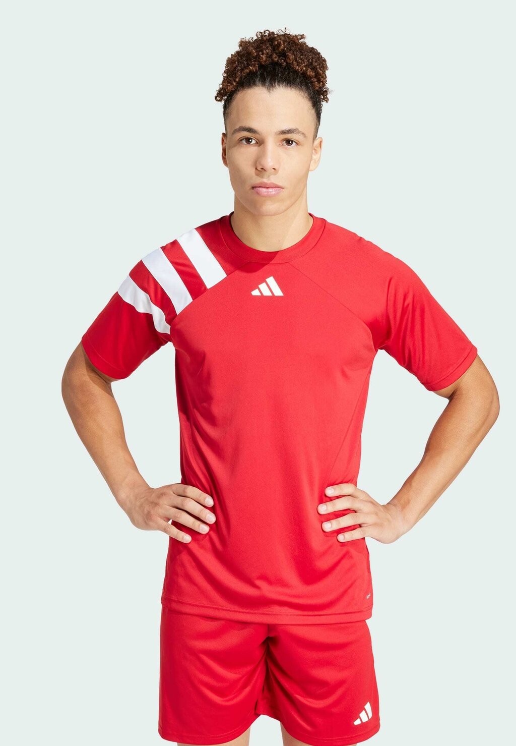 Футболка с принтом Fortore 23 Adidas, цвет team power red white