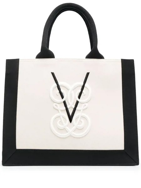 Giambattista Valli сумка-тоут с вышитым логотипом