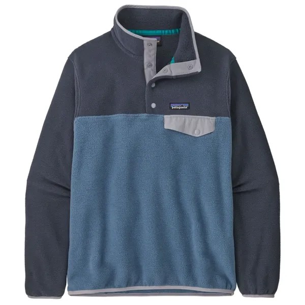 Флисовый свитер Patagonia Women's Lightweight Synchilla Snap T Fleece Pullov, цвет Utility Blue
