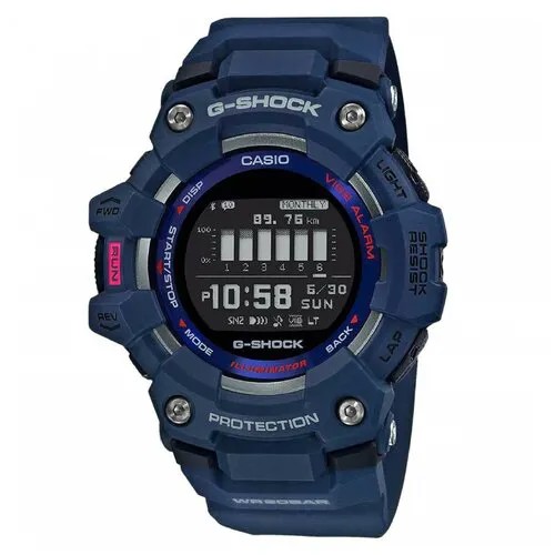 Наручные часы CASIO G-Shock, синий, черный