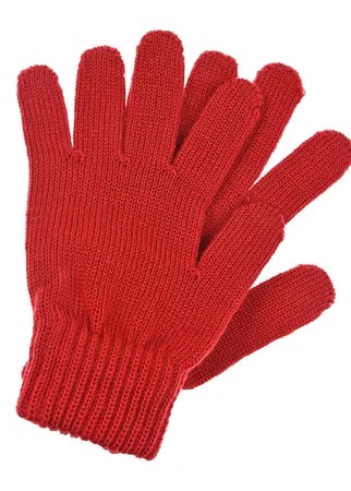 Красные шерстяные перчатки Catya детские