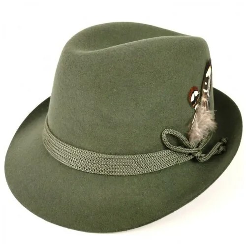 Шляпа Hathat, размер 58, зеленый