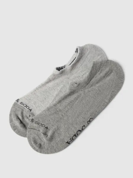 Носки-кроссовки с этикеткой, в упаковке 2 шт., модель Dip Toe Scotch & Soda, серый