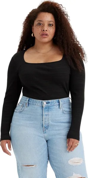 Лонгслив женский Levi's A4757 черный L