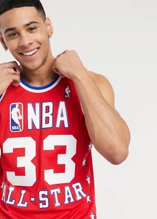 Красная майка Mitchell & Ness NBA Kareem Abdul-Jabbar 1988 All-Star Swingman-Красный