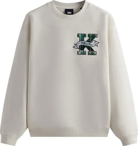 Толстовка Kith Collegiate Crewneck 'Sandrift', кремовый