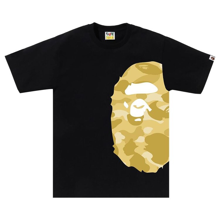 Футболка BAPE Color Camo Side Big Ape Head Tee, черный