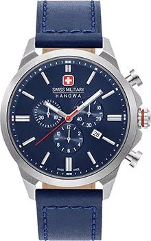 Швейцарские наручные  мужские часы Swiss military hanowa 06-4332.04.003. Коллекция Chrono Classic II
