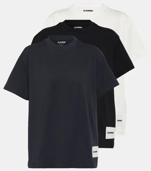 Комплект из 3 футболок из хлопкового джерси Jil Sander