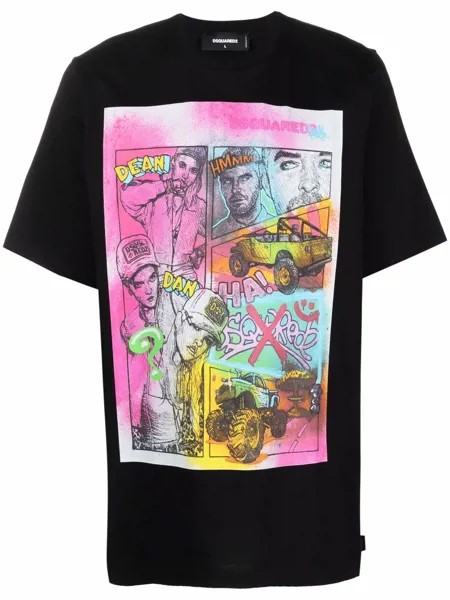 Dsquared2 футболка с принтом