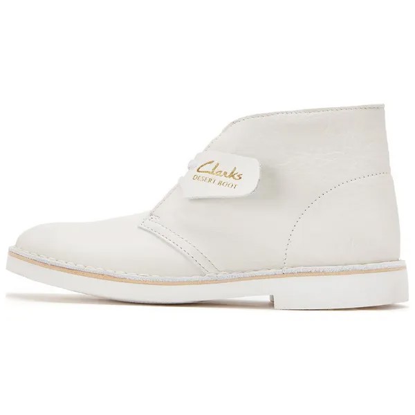 Ботильоны женские белые Clarks
