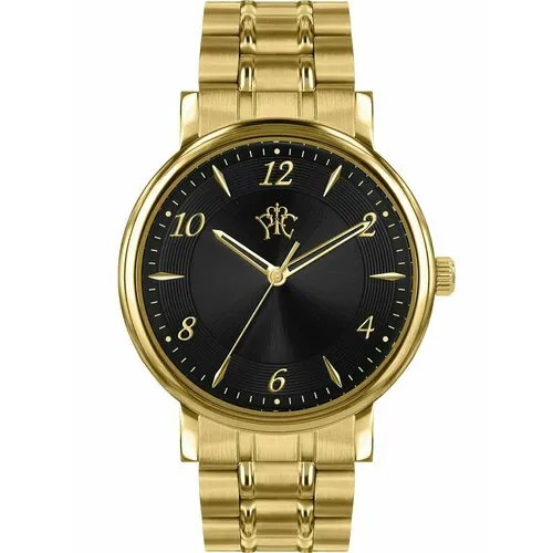 Наручные часы РФС P840311-63B, черный, золотой