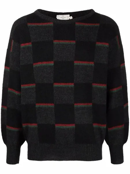 Valentino Pre-Owned джемпер 1980-х годов в шахматную клетку