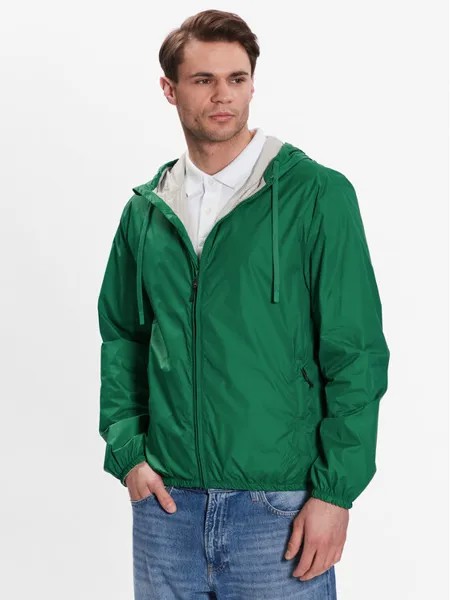 Переходная куртка стандартного кроя United Colors Of Benetton, зеленый