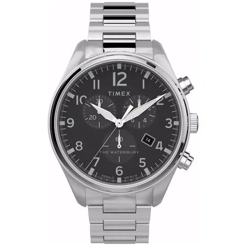 Наручные часы TIMEX Waterbury, серебряный