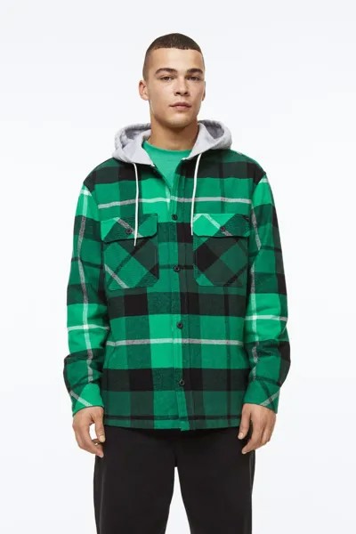 Толстовка мужская H&M 1111260001 зеленая XL (доставка из-за рубежа)