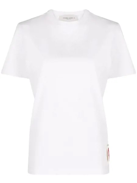 Golden Goose футболка с нашивкой-логотипом