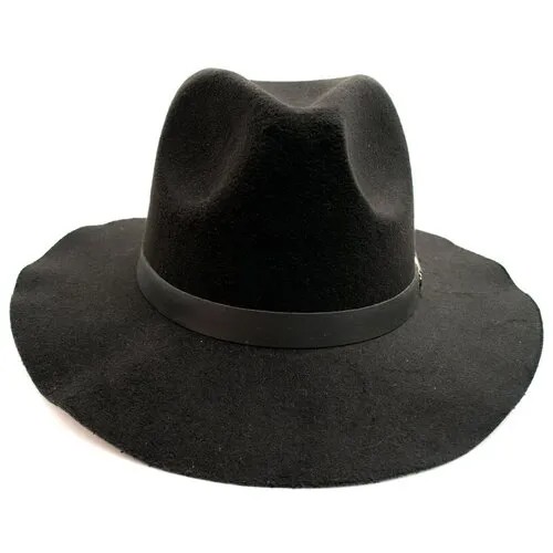 Черная мужская шляпа (8221) ⌀ 57 см