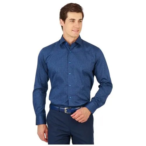 Рубашка GroStyle, размер 40/188, синий