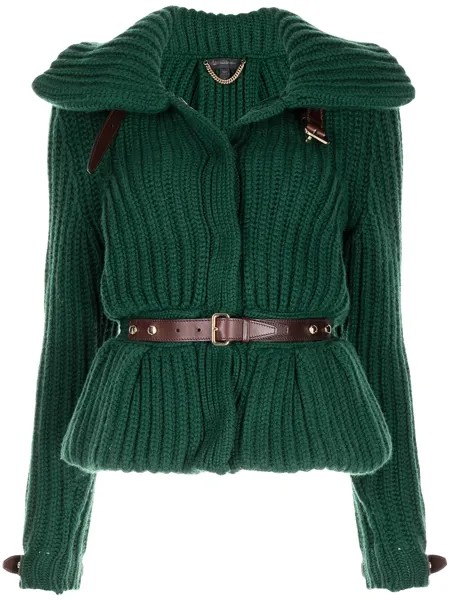 Burberry Pre-Owned кашемировый кардиган с поясом