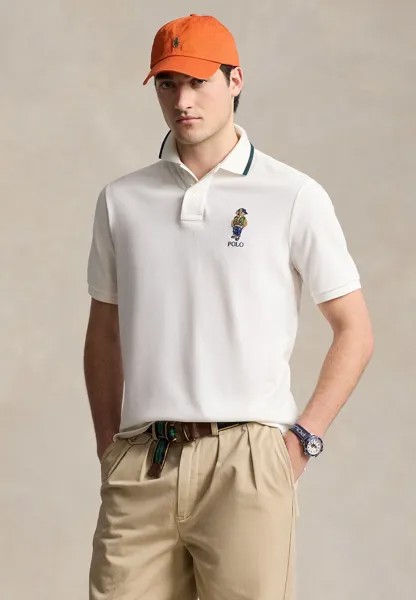 Рубашка поло CLASSIC FIT POLO BEAR MESH POLO SHIRT Ralph Lauren, кремовый