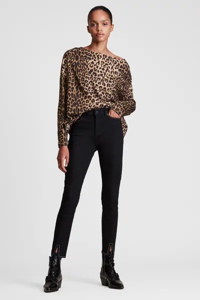 Лонгслив женский Allsaints WM305V желтый S