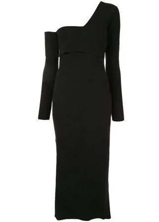 Proenza Schouler платье миди на одно плечо