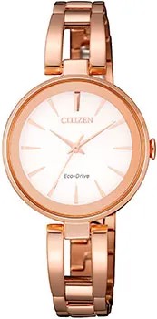 Японские наручные  женские часы Citizen EM0639-81A. Коллекция Elegance