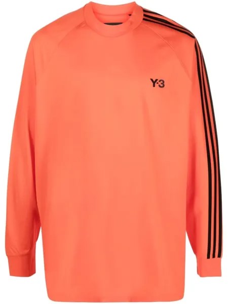 Y-3 футболка со светоотражающим логотипом, оранжевый