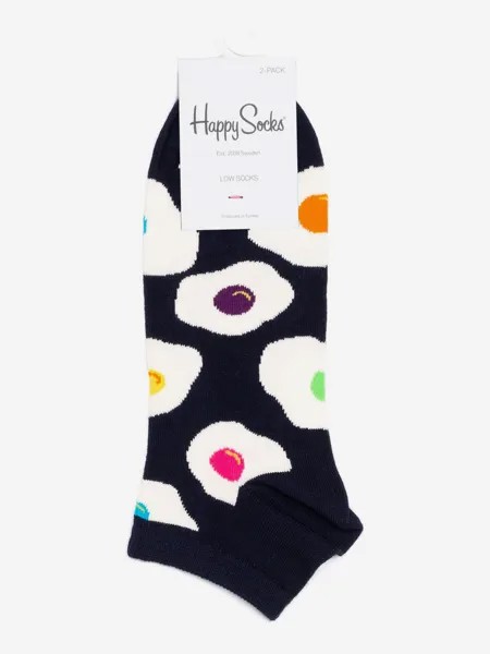 Носки с рисунками Happy Socks - Low Sunny Side Up, Черный