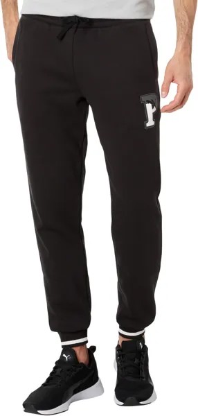 Брюки Squad Fleece Sweatpants PUMA, цвет Puma Black