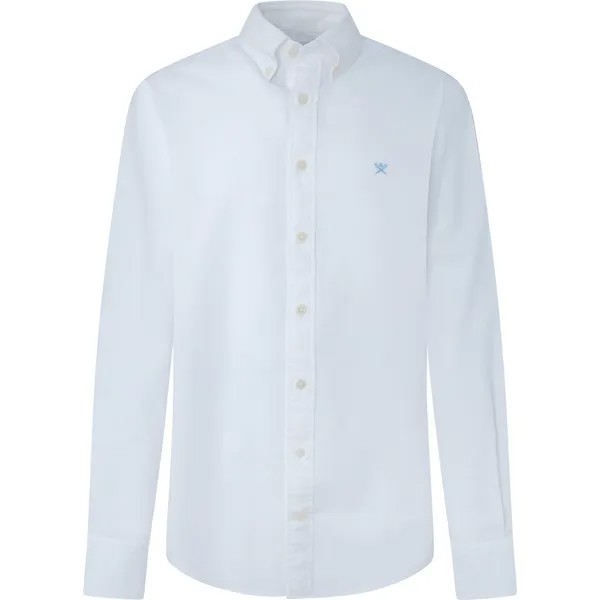 Рубашка Hackett Garment Dyed Oxford, белый