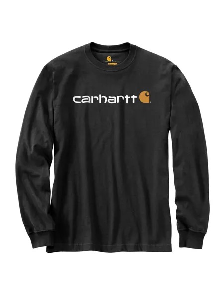 Рубашка CARHARTT Logo Long Sleeve, черный
