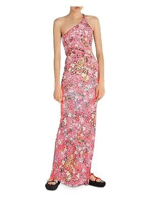 ETRO Женское розовое коктейльное платье без рукавов на подкладке в полный рост 40