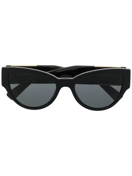 Versace Eyewear солнцезащитные очки в оправе 'кошачий глаз' с декором Medusa