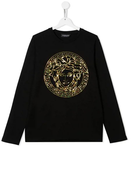 Versace Kids футболка с длинными рукавами