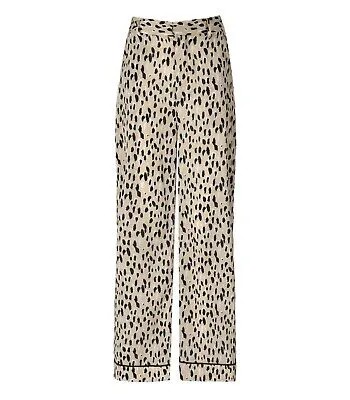 Weili Zheng Beige Spotted Trousers Woman
