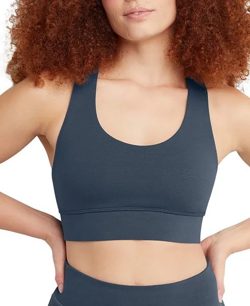 Женский удлиненный топ без косточек Originals Hanes, серый