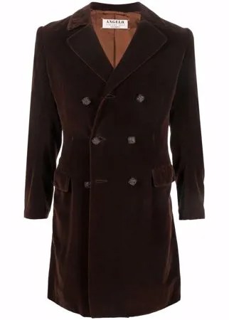 A.N.G.E.L.O. Vintage Cult бархатное двубортное пальто 1960-х годов