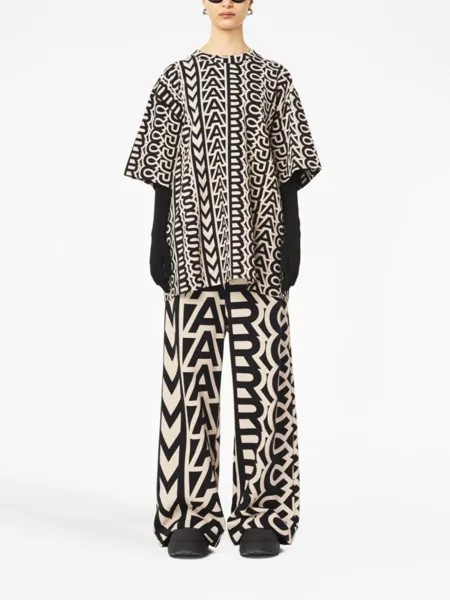 Футболка Monogram Big с круглым вырезом Marc Jacobs, черный