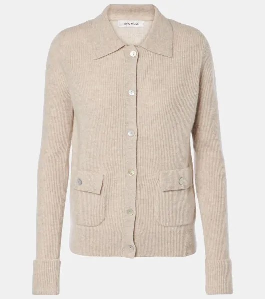 Кашемировый кардиган Luna Aya Muse, цвет heather grey