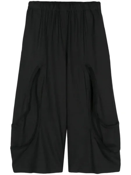 Укороченные брюки со швами Comme Des Garçons, черный