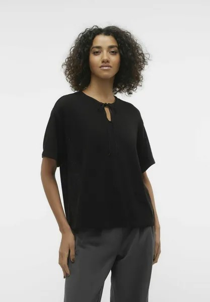 Вязаный свитер EDDIE Vero Moda, цвет black