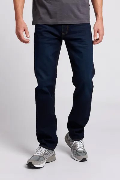 Мужская обувь Синие мужские прямого кроя с 5 карманами Джинсы Джинсовые U.S. Polo Assn, синий
